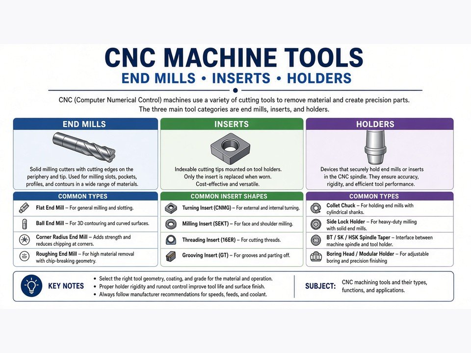 CNC Machine Tools Guide: Types, Materials & Selection Tips