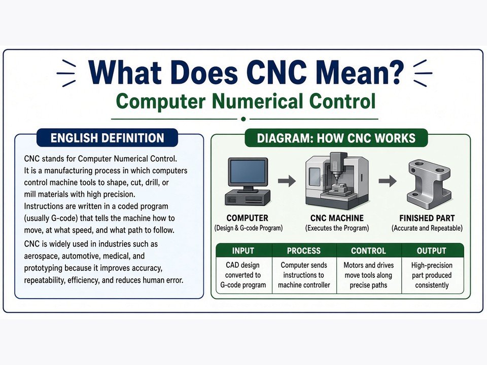 CNC Meaning: Definitions, Manufacturing Uses & Slang Explained
