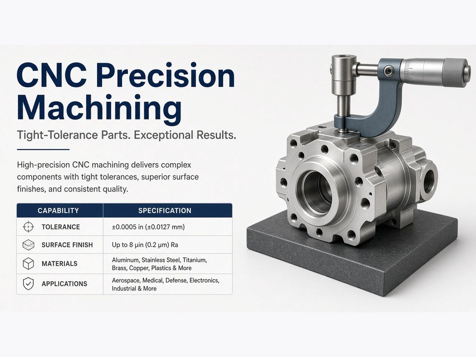 CNC Precision Machining: Process, Types, Materials & Industry Applications